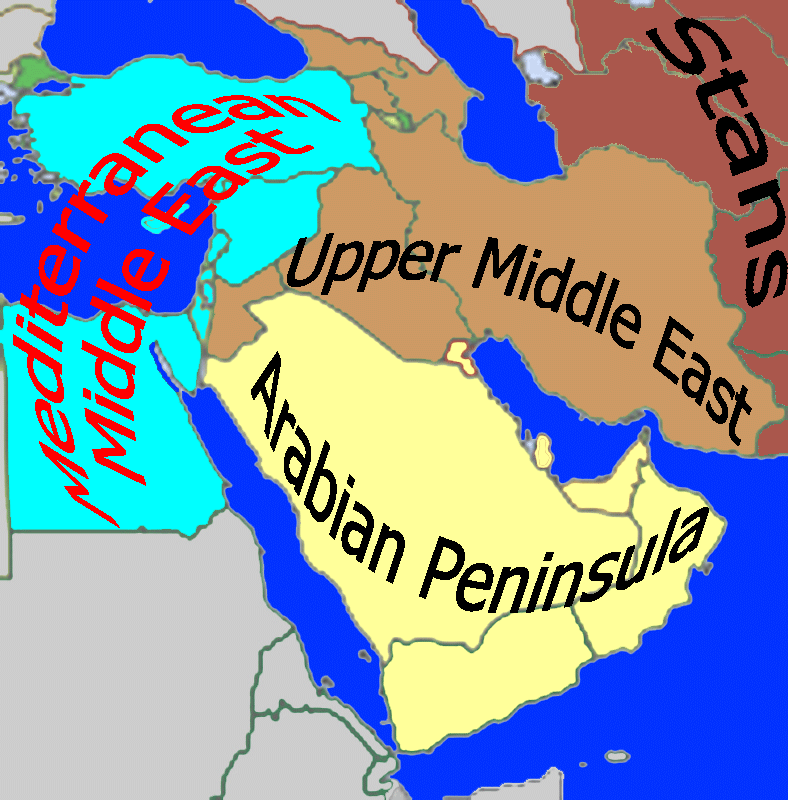 Middle Eastern Regions