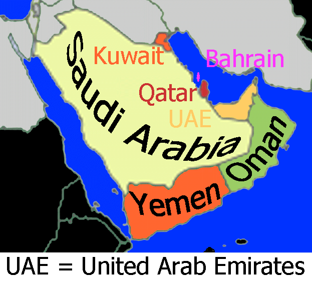 The Arabian Peninsula in the Middle East