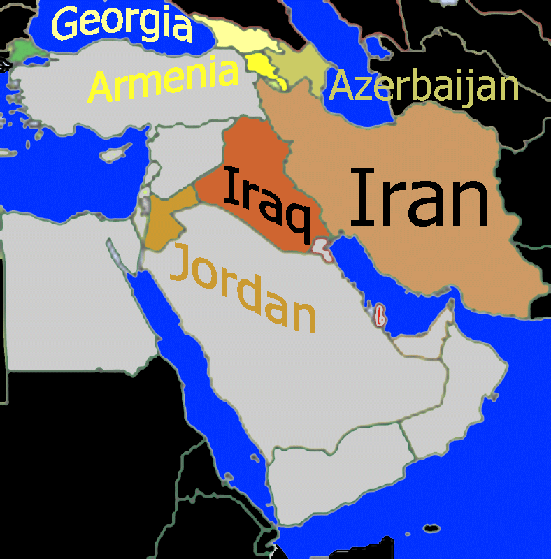 Middle East Upper Part